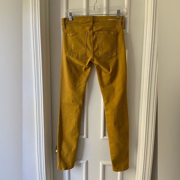 Current/Elliott NWT Ankle Skinny Mustard Jeans - Picture 3 of 10